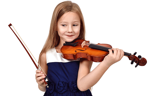 Mädchen mit einer Violine