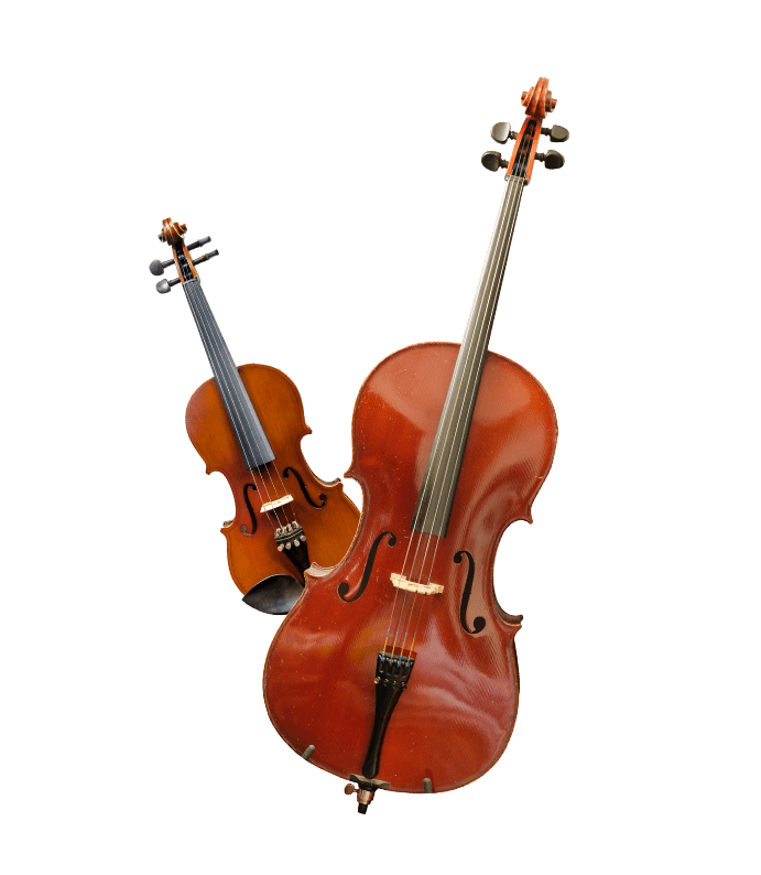 Cello und Violine für Musikunterricht in Freiburg